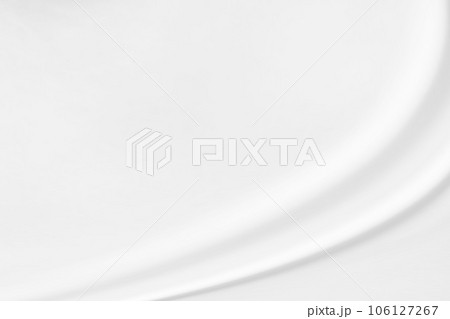 White fabric smooth texture surface background 106127267