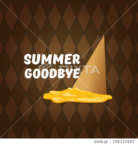 vector goodbye summer concept illustration 106131682