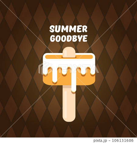 vector goodbye summer concept illustration vector goodbye summer concept illustration 106131686