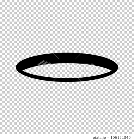 シンプルな穴のアイコン。落とし穴アイコン。ベクター。 106131840