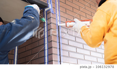 防水工事　コーキング 106132978