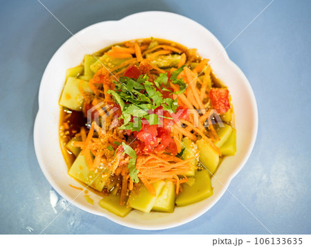 Yunnan Jelly Pea Noodles with sauce Yunnan Jelly Pea Noodles with sauce 106133635
