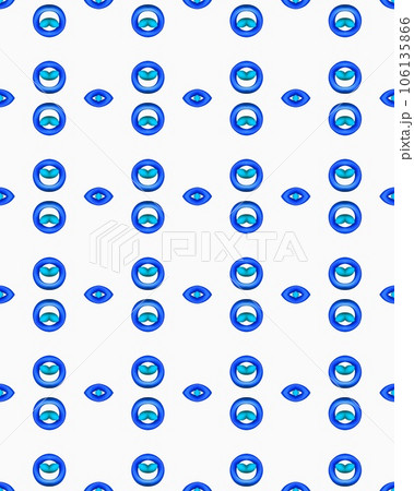 Seamless abstract ornament Geometric bright colored pattern with various elements backgrounds. 106135866
