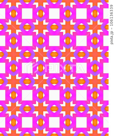 Seamless multicolored gradient element seamless pattern with Fresh modern shapes repeat background 106136339