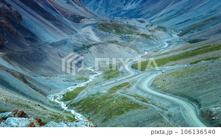 Barskoon Gorge, mountayn road 106136540