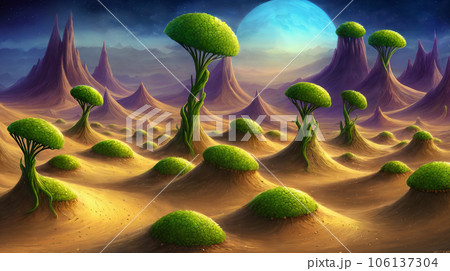 異世界の風景 砂漠の植物 1 異世界の風景 砂漠の植物 1 106137304
