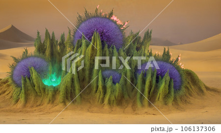異世界の風景 砂漠の植物 3 異世界の風景 砂漠の植物 3 106137306