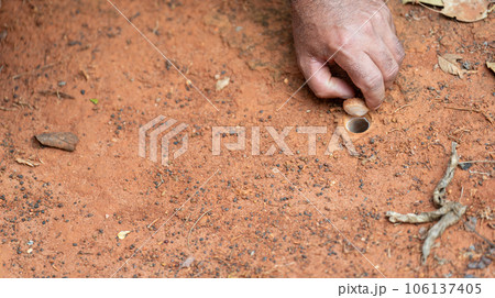 Discreetly Lifting the Terrain Camouflaged Spider Lair at Night 106137405