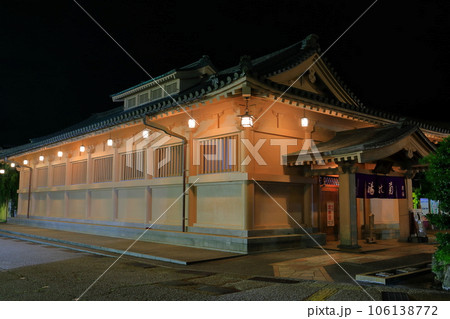 【石川県】山中温泉総湯の夜景 106138772