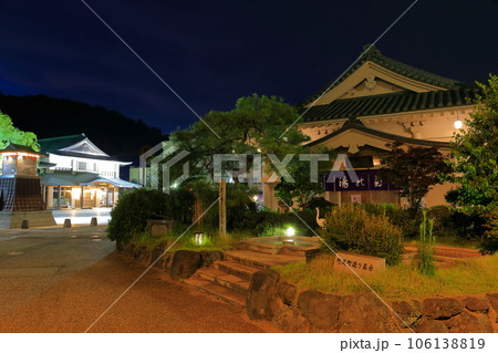 【石川県】山中温泉総湯の夜景 106138819