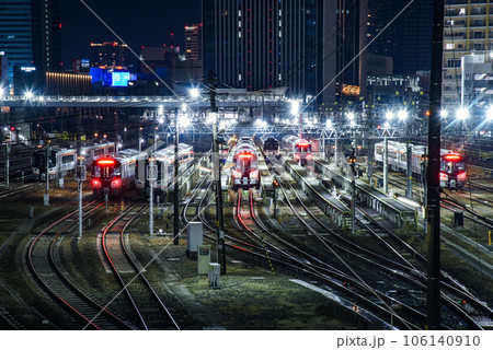 夜の名古屋車両区 夜の名古屋車両区 106140910
