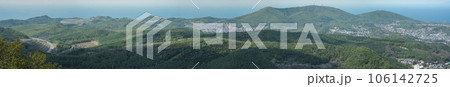 小樽天狗山から見た小樽のパノラマ風景 106142725