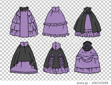 紫色裙子插畫集 紫色裙子插畫集 106145099