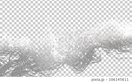 3D abstract digital technology white particles network wave 3D abstract digital technology white particles network wave 106145611