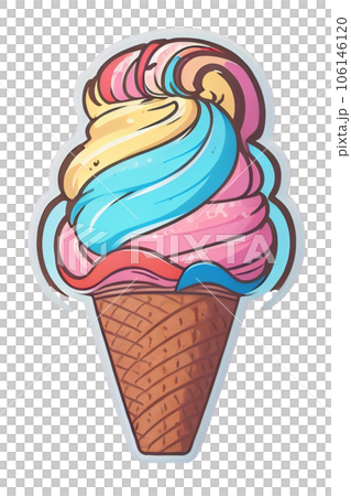 冰淇淋 冰 卡通 106146120