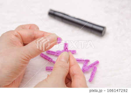 【糖尿病の血糖値測定　針】 106147292