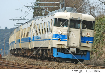 北陸本線　細呂木ー芦原温泉　JR西日本　475系　A06+A02編成（金沢） 106148079