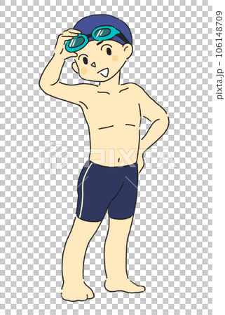 水泳 部活 スポーツ 運動部 水着を着た男の子 水泳 部活 スポーツ 運動部 水着を着た男の子 106148709