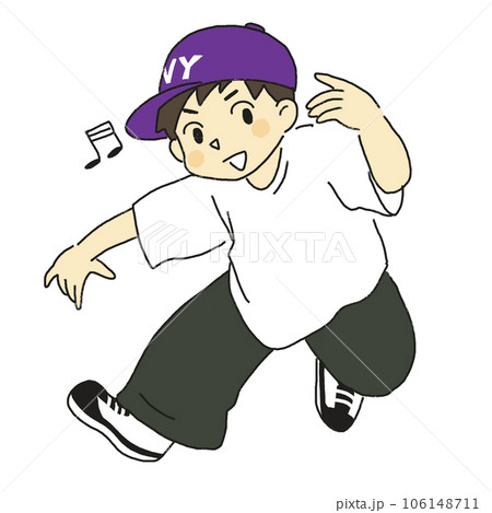 ンス　部活　スポーツ　運動部　踊る男の子 106148711