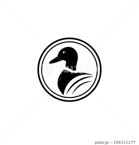 duck icon logo vector design template 106151277