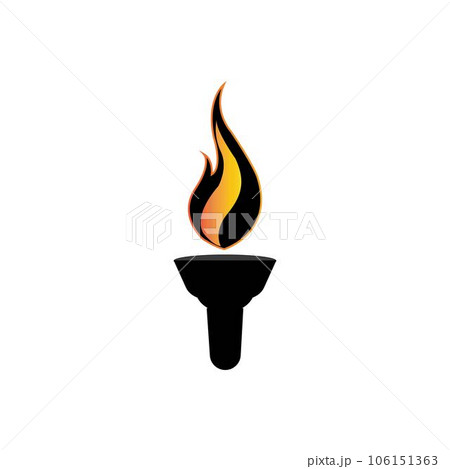 fire icon logo vector design template 106151363