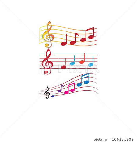 musical note icon logo vector design template musical note icon logo vector design template 106151808