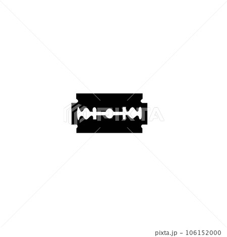 razor blade icon logo vector design templateのイラスト素材 [106152000] - PIXTA
