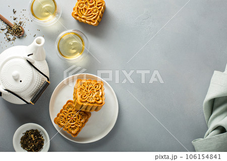 Mooncakes for the Chinese mid Autumn festival Mooncakes for the Chinese mid Autumn festival 106154841