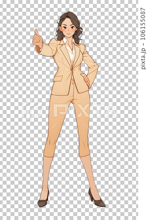 Pointing business woman Pointing business woman 106155087