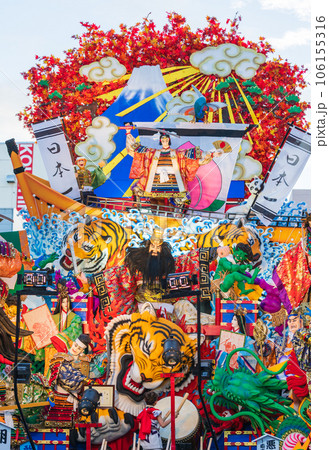 「青森県」豪華絢爛な山車の競演 八戸三社大祭・夏 「青森県」豪華絢爛な山車の競演 八戸三社大祭・夏 106155316