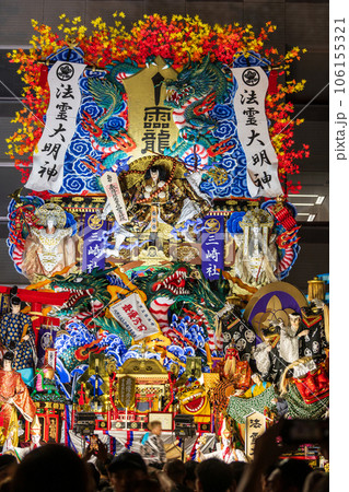「青森県」豪華絢爛な山車の競演 八戸三社大祭・夏 「青森県」豪華絢爛な山車の競演 八戸三社大祭・夏 106155321