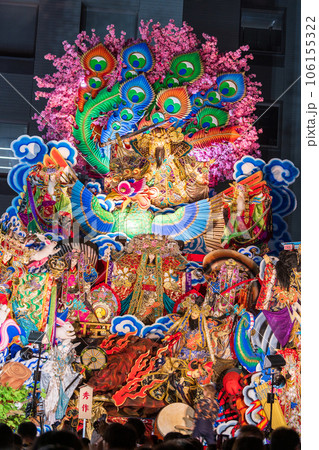 「青森県」豪華絢爛な山車の競演 八戸三社大祭・夏 「青森県」豪華絢爛な山車の競演 八戸三社大祭・夏 106155322