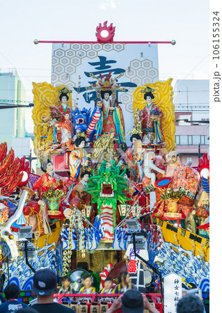 「青森県」豪華絢爛な山車の競演　八戸三社大祭・夏 106155324