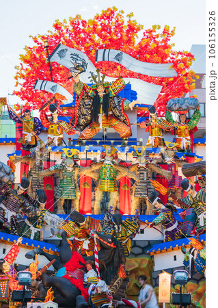 「青森県」豪華絢爛な山車の競演　八戸三社大祭・夏 106155326
