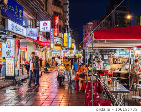 台湾　寧夏夜市　※一部ソフトフォーカス 106155735