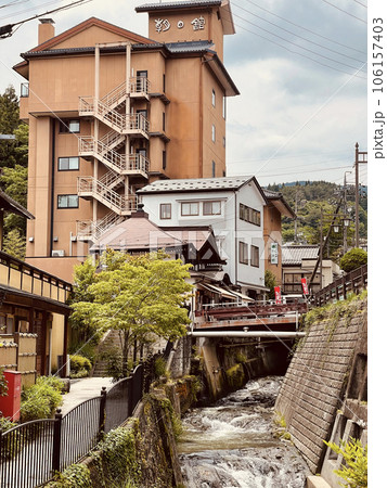 別所温泉　長野県上田市　温泉街 106157403