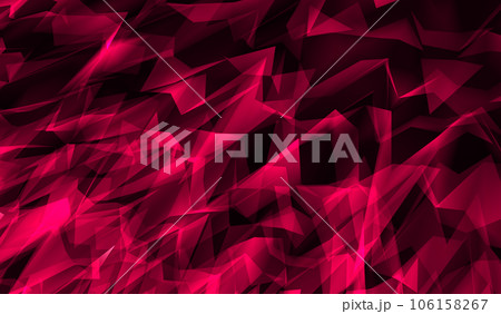 3D abstract digital technology pink light on black background. 106158267
