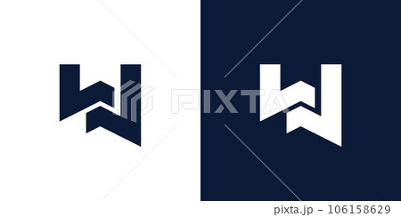 Modern and unique W logo designのイラスト素材 [106158629] - PIXTA