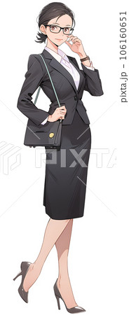 バッグを持った女性 106160651