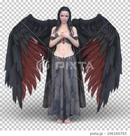 angel with spread wings angel with spread wings 106160783