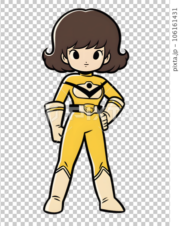 女の子ヒーローイラスト 女の子ヒーローイラスト 106161431