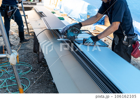 新築住宅の外壁加工 106162105