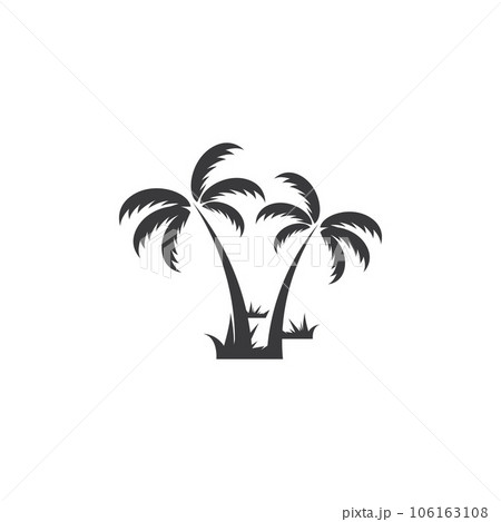 Palm tree summer logo template Palm tree summer logo template 106163108