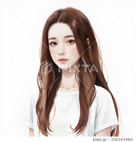 女性のイラスト　AI生成画像 106163460