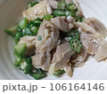 鶏もも肉のオクラ和え 106164146