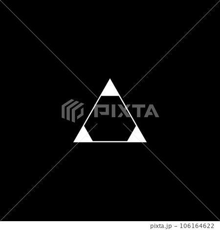 Cyberpunk style triangle target, Futuristic...のイラスト素材 [106164622] - PIXTA