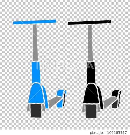 Illustration of an electric kickboard 106165527