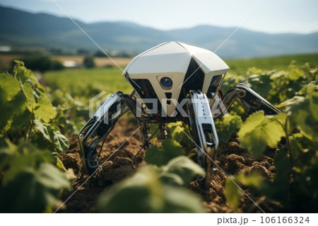 Future agriculture smart farming concept. Generative AI 106166324