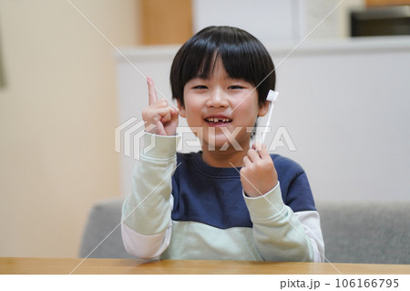 歯みがきする男の子 歯みがきする男の子 106166795