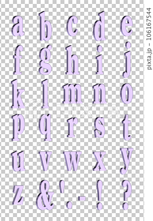 3D字體包7款【字母/sml/立體字母/字母】紫色,紫色 106167544